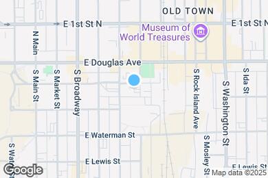 Map image of the property - 201 S Saint Francis Ave