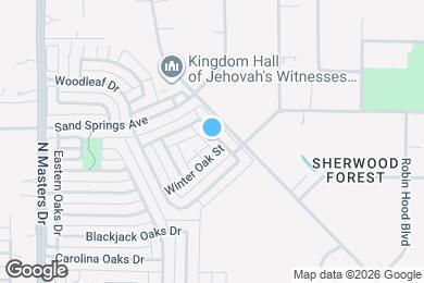 Map image of the property - 2728 Oak Bend Ln