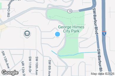 Map image of the property - 6470 SW Burlingame Pl