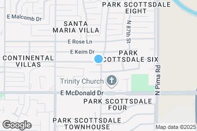Map image of the property - 8543 E Valley Vista Dr