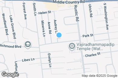 Map image of the property - 1 Audrey Ln