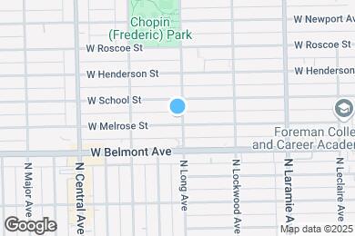 Map image of the property - 5402 W Melrose St