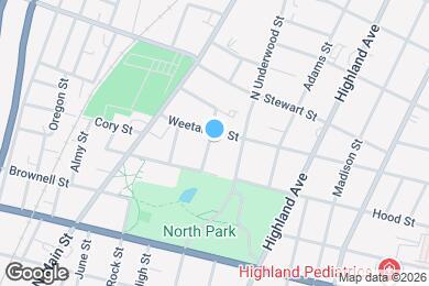 Map image of the property - 509 N Belmont St