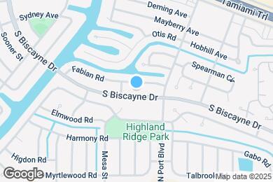 Map image of the property - 6830 S Biscayne Dr