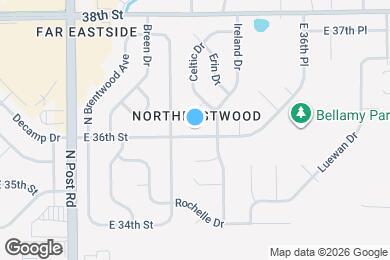 Map image of the property - 9226 E 36th Pl