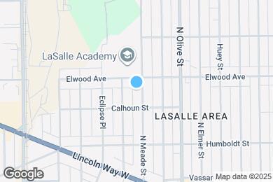 Map image of the property - 1325 N Meade St