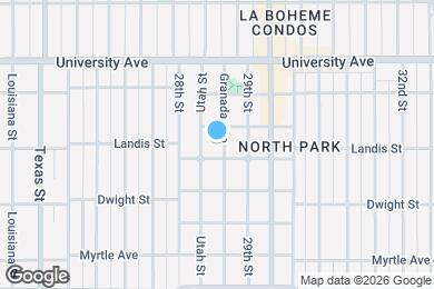 Map image of the property - 3720 Granada Ave