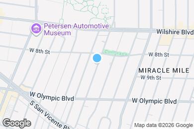 Map image of the property - 831 S Curson Ave