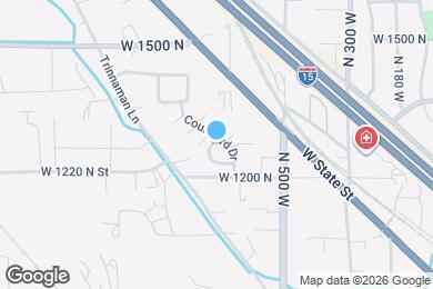 Map image of the property - 1262 N Cir Cv