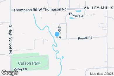 Map image of the property - 5174 S Orth Dr