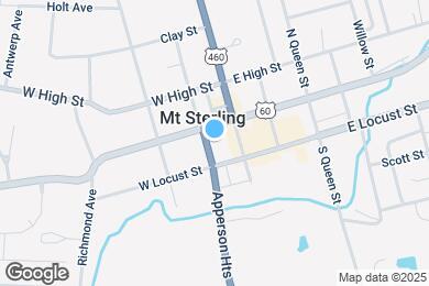 Map image of the property - 25 S Bank St