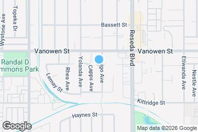 Map image of the property - 6729 Amigo Ave