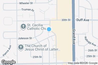 Map image of the property - 1005 28th St