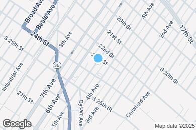 Map image of the property - 2309 5th Ave