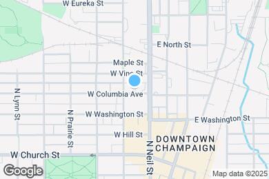 Map image of the property - 108 W Columbia Ave