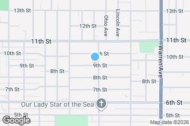 Map image of the property - 1524 9th St