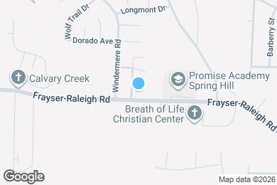 Map image of the property - 3711 Teresa Cove