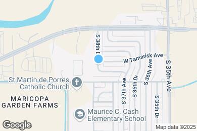Map image of the property - 4731 S 38th Ln