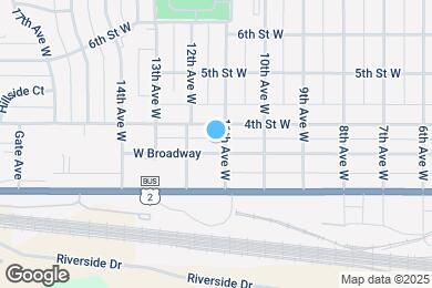 Map image of the property - 305 11th Ave W
