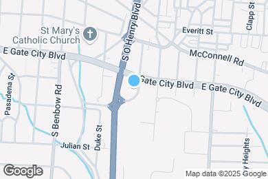 Map image of the property - 1006 Hackett St