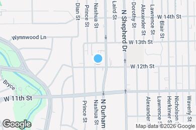 Map image of the property - 1517 W 12th St