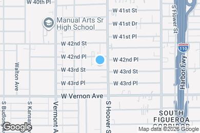 Map image of the property - 813 W 43rd St
