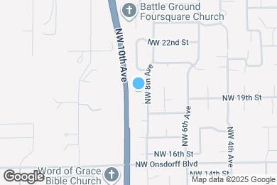 Map image of the property - 803 NW 20th Cir