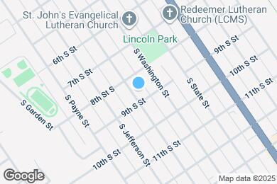 Map image of the property - 813 S Franklin St