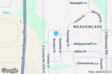 Map image of the property - 1413 Broyles Dr