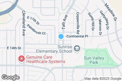 Map image of the property - 1408 Taft Ave