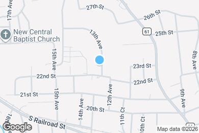 Map image of the property - 2203 13th Ave