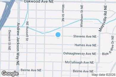 Map image of the property - 1325 Stevens Ave NE