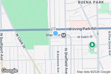 Map image of the property - 1036 W Dakin St