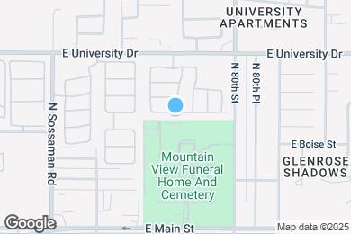 Map image of the property - 7847 E Boise St