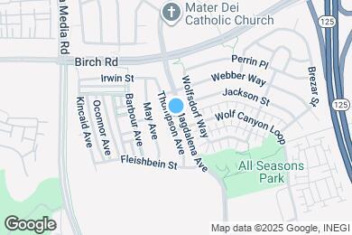 Map image of the property - 1693 Thompson Ave