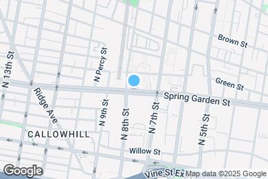 Map image of the property - 741 Spring Garden St