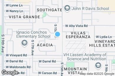 Map image of the property - 6537 S 15th Dr