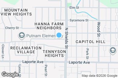Map image of the property - 1124 Maple St