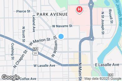 Map image of the property - 318 W Marion St
