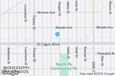 Map image of the property - 4326 Oregon St