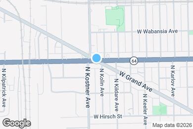 Map image of the property - 4343 W North Ave