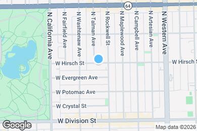 Map image of the property - 2619 W Hirsch St