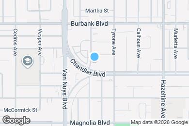 Map image of the property - 5420 Sylmar Ave