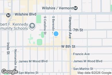 Map image of the property - 728 S Berendo St