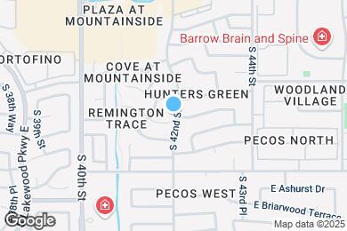 Map image of the property - 4166 E Silverwood Dr