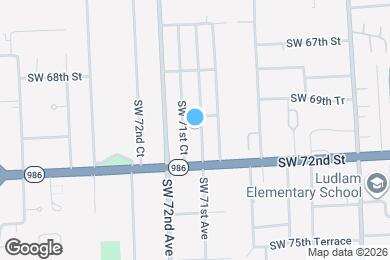 Map image of the property - 7020 SW 71st Ave