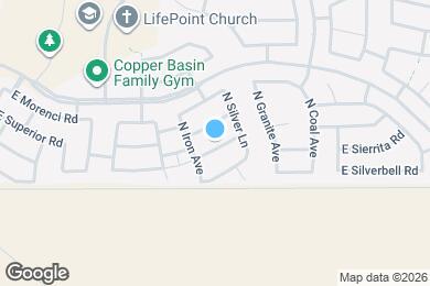 Map image of the property - 4110 E Sierrita Rd