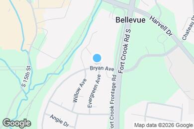 Map image of the property - 2702 Bryan Ave