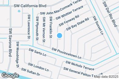 Map image of the property - 1062 SW Fenway Rd