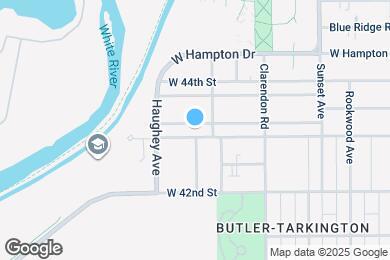 Map image of the property - 818 W 43rd St